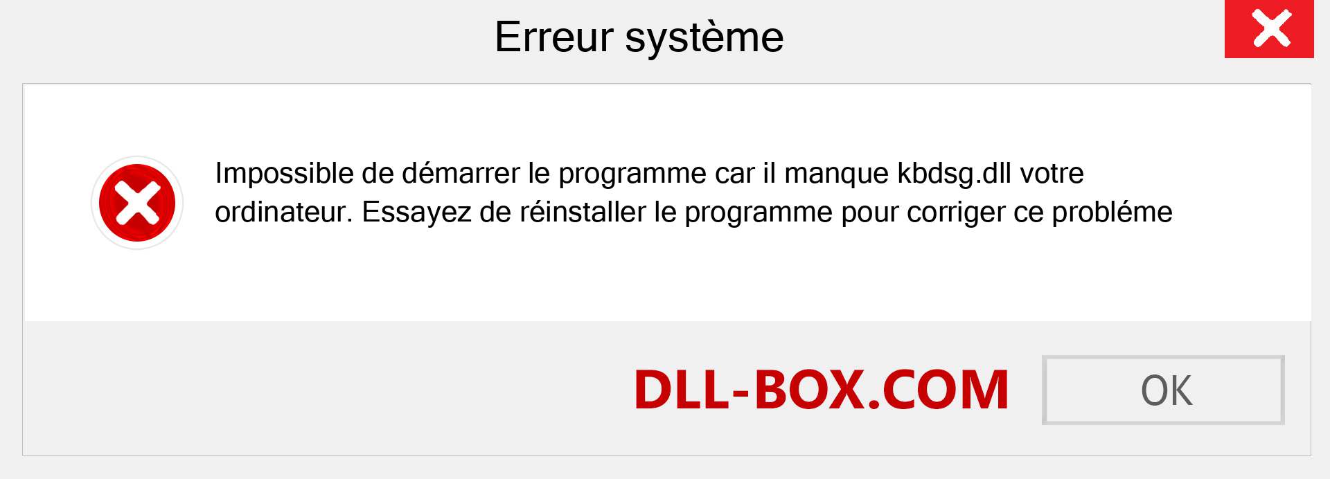 Le fichier kbdsg.dll est manquant ?. Télécharger pour Windows 7, 8, 10 - Correction de l'erreur manquante kbdsg dll sur Windows, photos, images